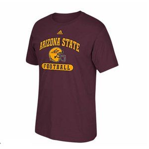 Adidas Men's Arizona State Sun Devils Gridiron Cotton T-shirt Large Medium